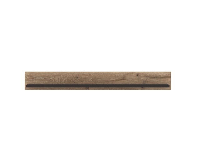 Wandboard >GRANO< in Viking Eiche Dekor/Kosmos Grau - 157x19,6x21,9 (BxHxT)