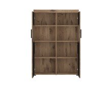 Glasvitrine >GRANO< in Viking Eiche Dekor/Kosmos...