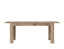 Kulissentisch >GRANO< ausziehbar in Viking Eiche Dekor - 160(200)x75,5x90 (BxHxT)