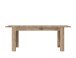 Kulissentisch >GRANO< ausziehbar in Viking Eiche Dekor - 160(200)x75,5x90 (BxHxT)