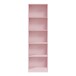 Jugendzimmer-Set >NUBE< in Alpen-Weiß / Grau / Rosa - 199x65x96 (BxHxT)