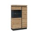 Wohnwand >Corte< (4-teilig) in Coast Evoke Eiche Dekor - 325x201x45cm (BxHxT)