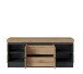 Wohnwand >Corte< (4-teilig) in Coast Evoke Eiche Dekor - 325x201x45cm (BxHxT)