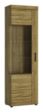 Wohnwand >Cortina< (4-teilig) in Grandson Eiche Dekor - 317x195x41 (BxHxT)