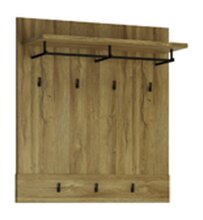 Garderoben-Set >Cortina< (5-teilig) in Grandson Eiche Dekor - 244x195x38 (BxHxT)