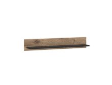 Wohnwand >Grano< (4-teilig) in Eiche Viking Dekor - 317x195x41cm (BxHxT)