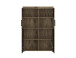 Wohnwand >Grano< (4-teilig) in Eiche Viking Dekor - 317x195x41cm (BxHxT)