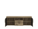 Wohnwand >Grano< (4-teilig) in Eiche Viking Dekor - 317x195x41cm (BxHxT)