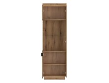 Wohnwand >Delamar< (4-teilig) in Eiche Coast Evoke Dekor - 289x197x40 (BxHxT)