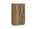 Wohnwand >Delamar< (4-teilig) in Eiche Coast Evoke Dekor - 289x197x40 (BxHxT)