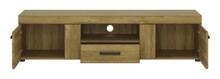 Wohnwand >Cortina< (4-teilig) in Grandson Eiche Dekor - 317x195x41 (BxHxT)