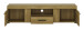Wohnwand >Cortina< (4-teilig) in Grandson Eiche Dekor - 317x195x41 (BxHxT)