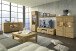 Wohnwand >Cortina< (4-teilig) in Grandson Eiche Dekor - 317x195x41 (BxHxT)