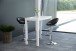 Barhocker >Plump< (2er-Set) in schwarz, PU - 56x100x50cm (BxHxT)
