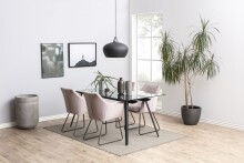 Glastisch >Monti< in Klar, Glas - 180x75x90cm (BxHxT)