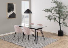 Glastisch >Monti< in Klar, Glas - 180x75x90cm (BxHxT)