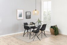 Glastisch >Wilma< in Klar, Glas - 140x75x80cm (BxHxT)