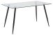 Glastisch >Wilma< in Klar, Glas - 140x75x80cm (BxHxT)