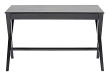 Schreibtisch >Writex< in schwarz, MDF - 120x75x60cm...