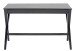 Schreibtisch >Writex< in schwarz, MDF - 120x75x60cm (BxHxT)