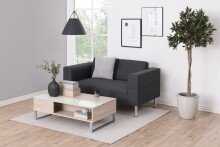 Couchtisch >Azalea< in weiss, Sonoma Eiche, MDF - 110x35x60cm (BxHxT)