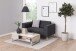 Couchtisch >Azalea< in weiss, Sonoma Eiche, MDF - 110x35x60cm (BxHxT)