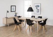 Anrichte >Century< in Eiche weiss pigmentiert - 180x71x45cm (BxHxT)