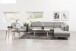 Couchtisch >Century< in Eiche weiss pigmentiert, MDF - 115x42x60cm (BxHxT)