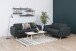 Couchtisch >Century< in Eiche weiss pigmentiert, MDF - 115x42x60cm (BxHxT)