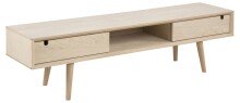 TV-Board >Century< in Eiche weiss pigmentiert -...