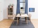 Standvitrine >Century< in Eiche weiss pigmentiert - 72x143,2x36cm (BxHxT)