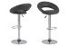 Barhocker >Plump< in Grau, Polyurethan, Stahl - 56x100x50cm (BxHxT)