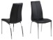 Esszimmerstuhl >Asama< (4er-Set) in schwarz - 43,5x95x57 (BxHxT)