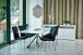 Esszimmerstuhl >Asama< (4er-Set) in schwarz - 43,5x95x57 (BxHxT)