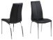 Esszimmerstuhl >Asama< (4er-Set) in schwarz - 43,5x95x57 (BxHxT)