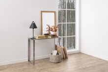 Glastisch >Katrine< in Klar, Glas - 110x76x40cm (BxHxT)
