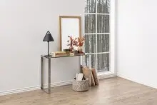 Glastisch >Katrine< in Klar, Glas - 110x76x40cm...