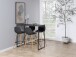Barhocker >Wilma< (2er-Set) in Grau, Stoff - 46,6x101x51cm (BxHxT)