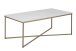 Couchtisch >Alisma< in weiss, Marmor - 120x46x60cm (BxHxT)