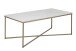 Couchtisch >Alisma< in weiss, Marmor - 120x46x60cm (BxHxT)
