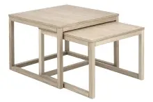 Couchtisch >Cornus< in Eiche weiss pigmentiert -...