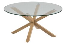 Glastisch >Heaven< in Klar, Glas - 40x82cm (HxD)