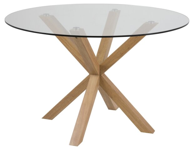 Glastisch >Heaven< in Klar, Glas - 75,5x119cm (HxD)