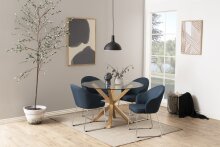 Glastisch >Heaven< in Klar, Glas - 75,5x119cm (HxD)
