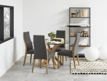 Glastisch >Heaven< in Klar, Glas - 75,5x119cm (HxD)