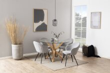 Glastisch >Heaven< in Klar, Glas - 75,5x119cm (HxD)