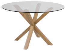 Glastisch >Heaven< in Klar, Glas - 75,5x119cm (HxD)