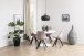 Esstisch >Tarifa< in weiss, Marmor, Stahl - 75x110cm (HxD)