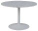 Esstisch >Tarifa< in weiss, Marmor, Stahl - 75x110cm (HxD)