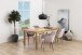 Armlehnstuhl >Emilia< in dusty rose, Stoff - 57x83x61cm (BxHxT)